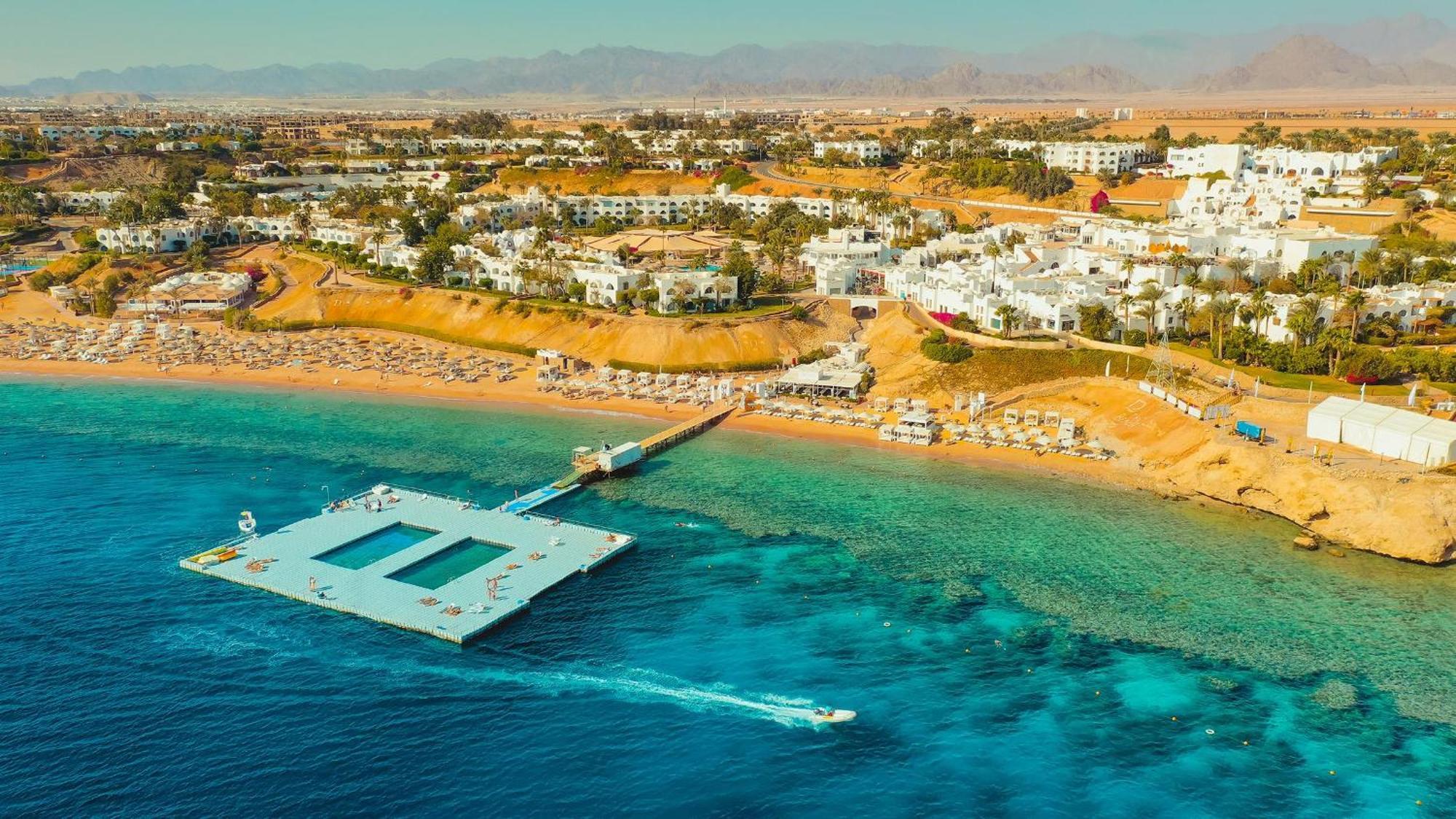 Domina Coral Bay Resort, Diving , Spa & Casino Sharm El Sheikk Exterior foto Aerial view of El Alamein